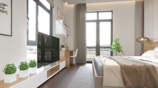 Những mẫu thiết kế nội thất phòng ngủ chung cư đẹp