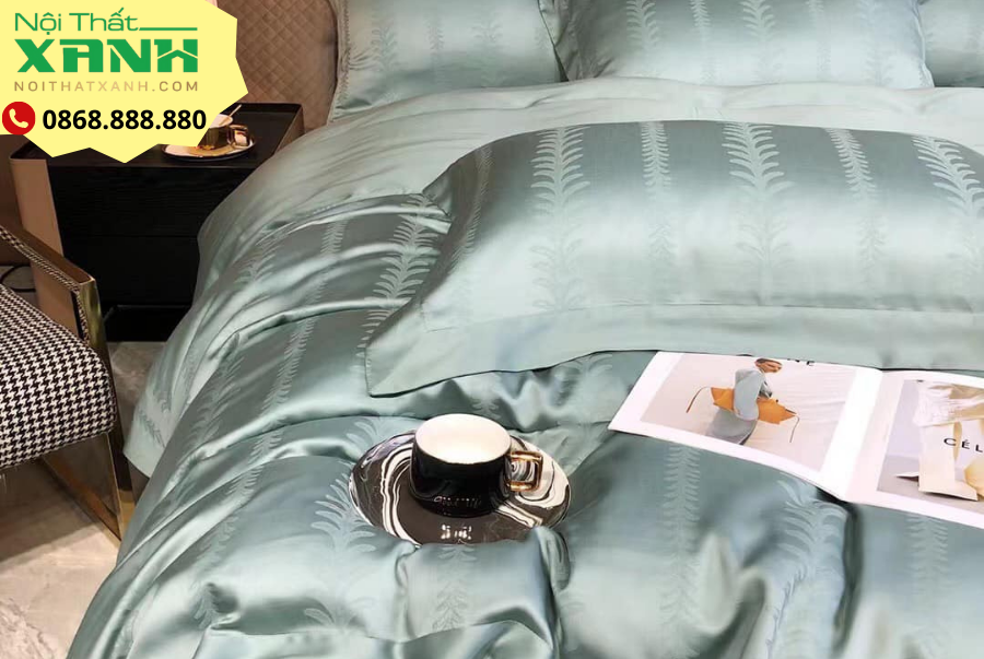 Drap phủ giường milan tencel đẹp tại Nội Thất XANH
