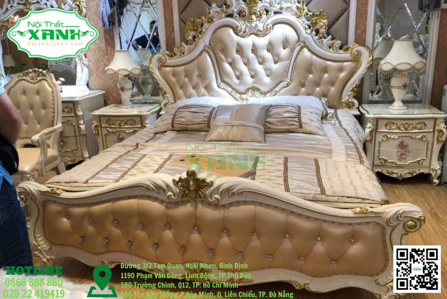 Những mẫu giường ngủ phong cách sang trọng đẳng cấp Châu Âu