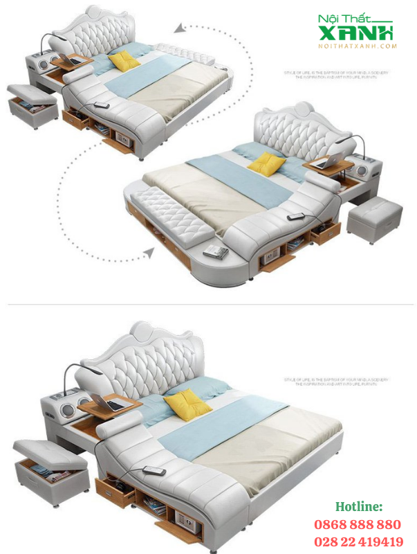 Giường ngủ thông minh-Tiết kiệm không gian