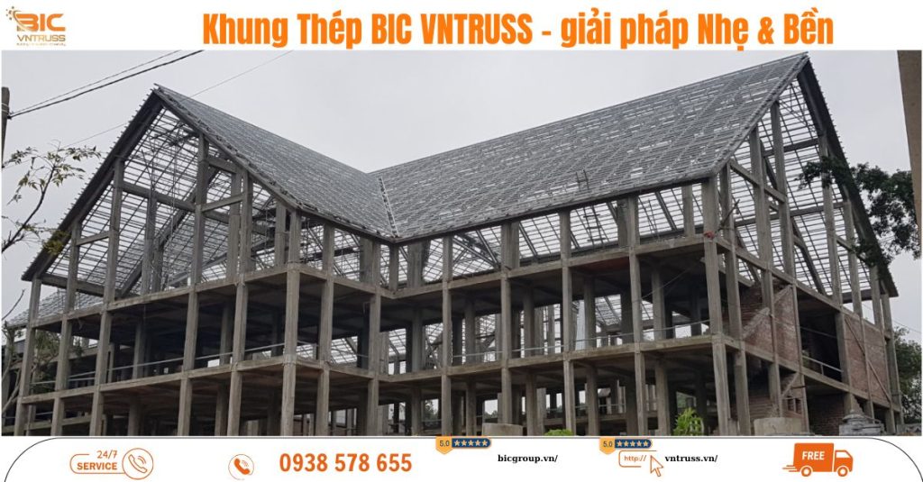 Khung Thép VNTRUSS – Nền Tảng Vững Chắc, Bền Bỉ Theo Thời Gian!